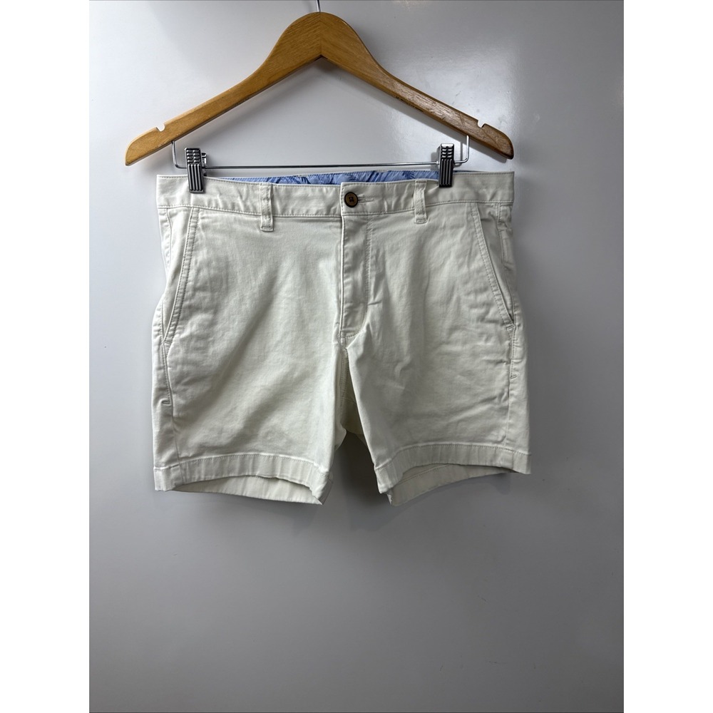 Tommy Bahama Mens Shorts 32 Beige Chino Coastal Casual Hamptons Nautical 5"